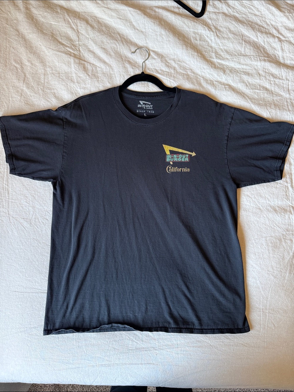 In-n-Out California Black Short Sleeve Logo Tee